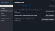Verify game file integrity (Image via Steam)
